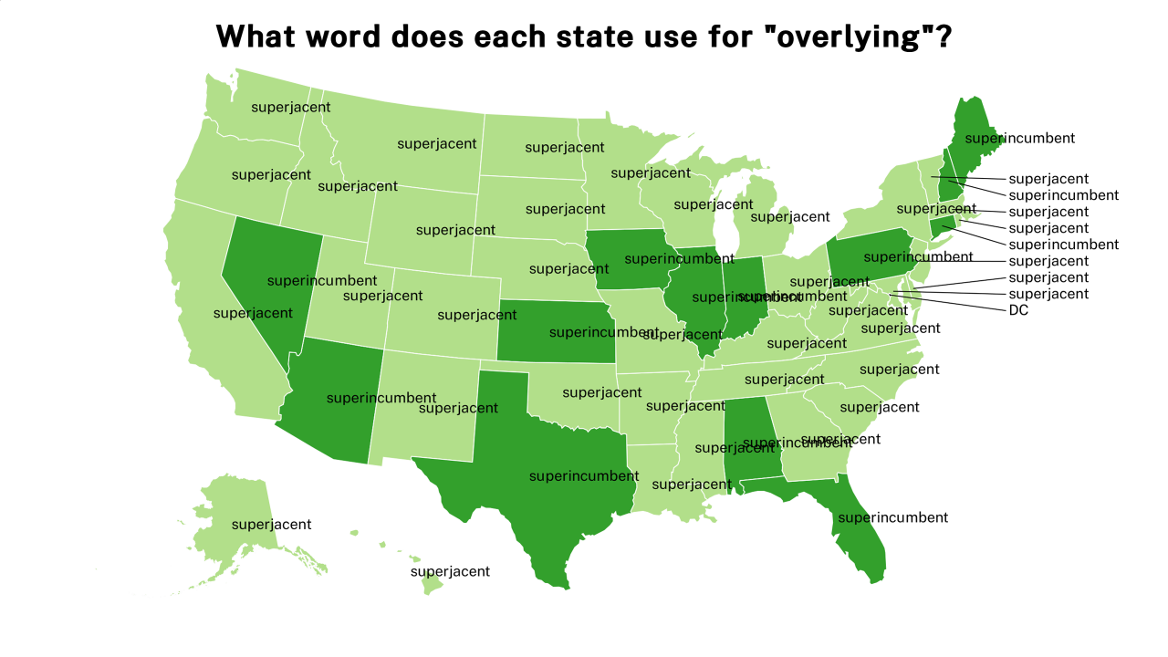 overlying map