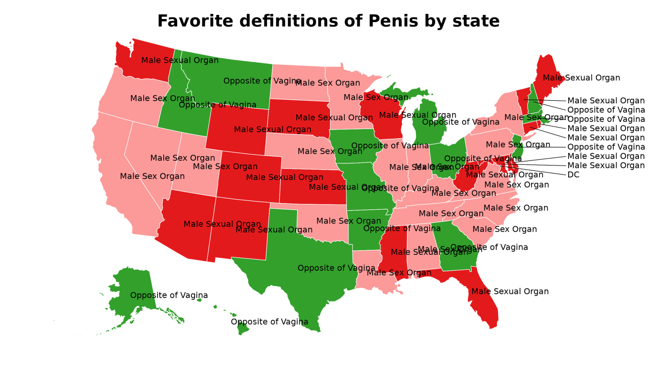 definitions of Penis map