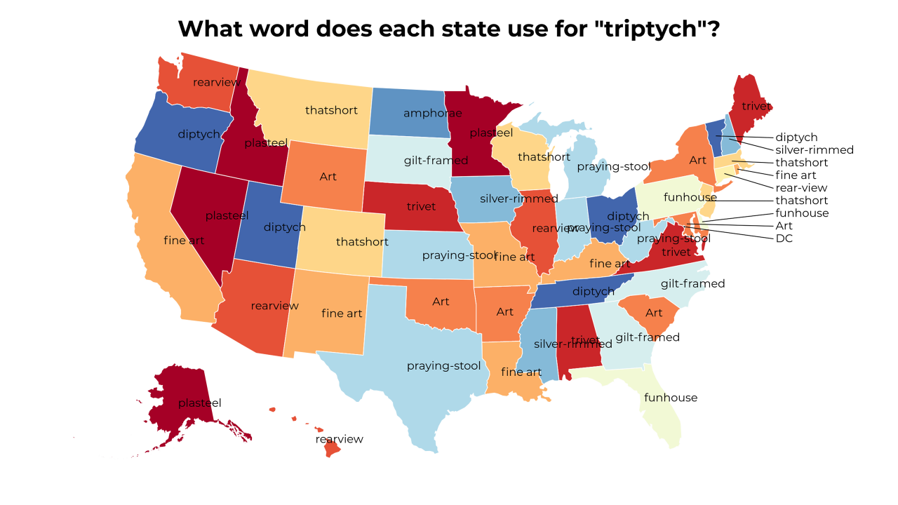 triptych map