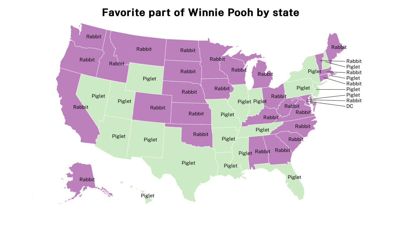 part of Winnie Pooh map