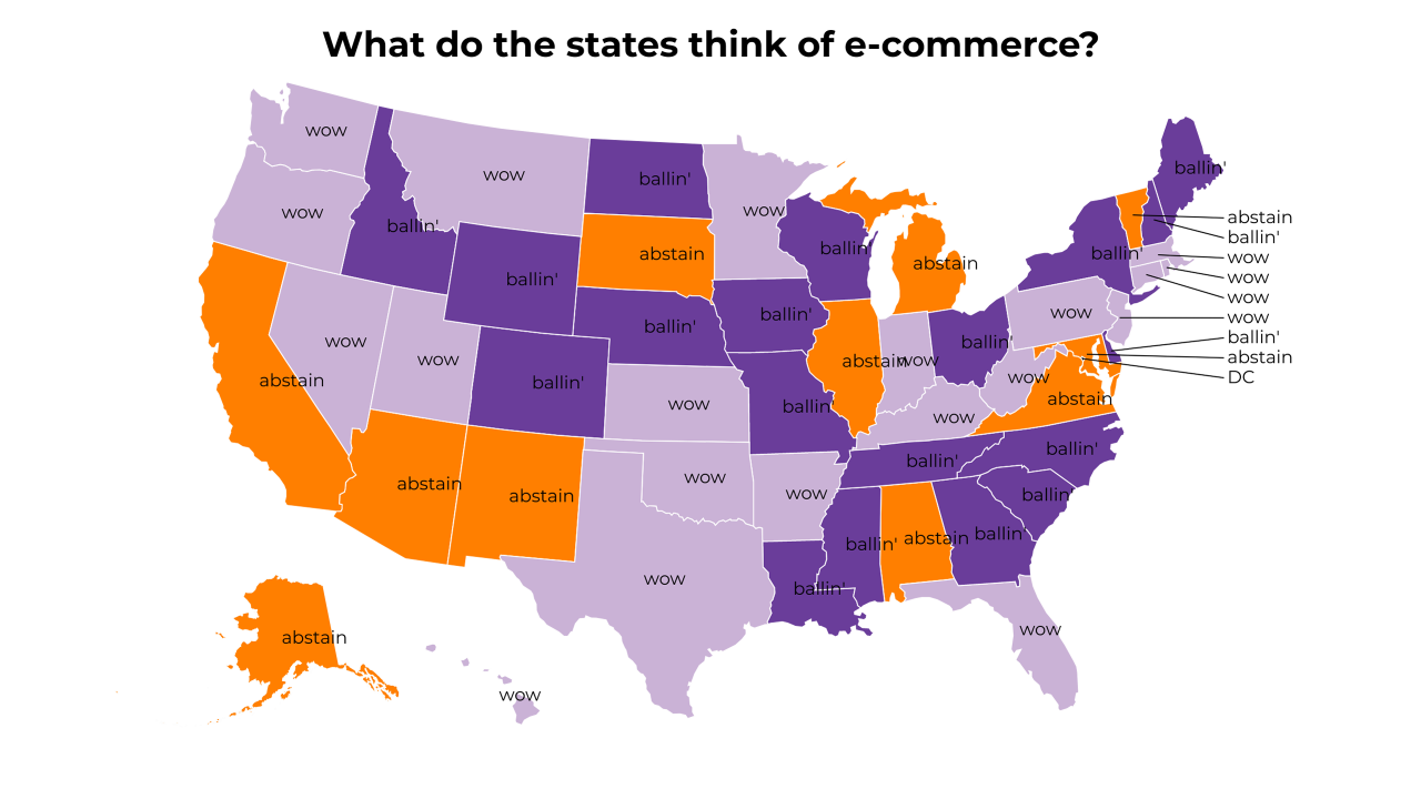 e-commerce map