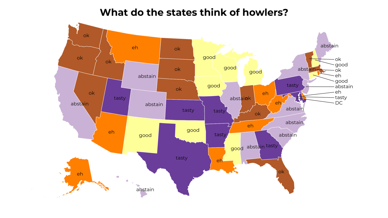 howlers map