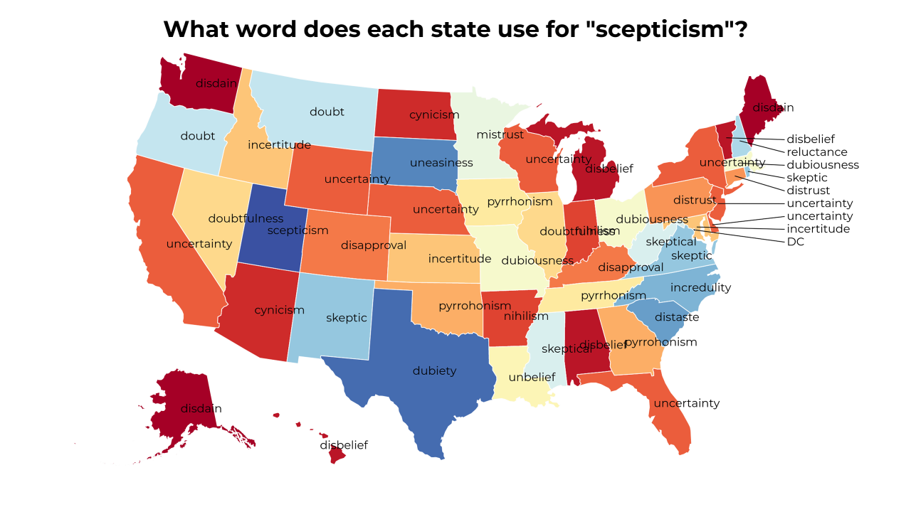 scepticism map