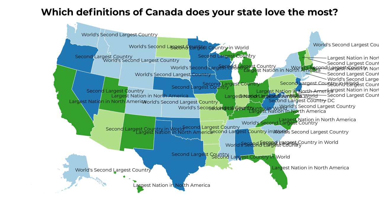 definitions of Canada map