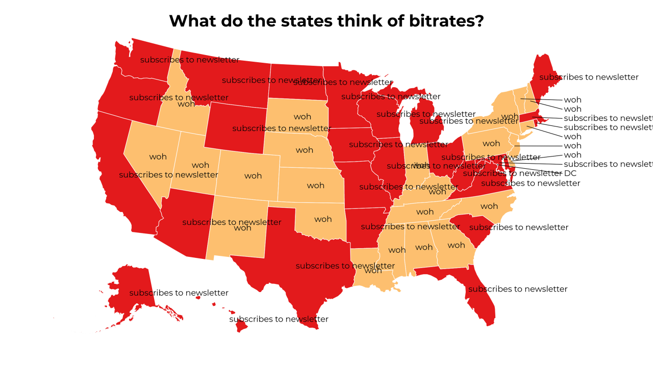 bitrate map