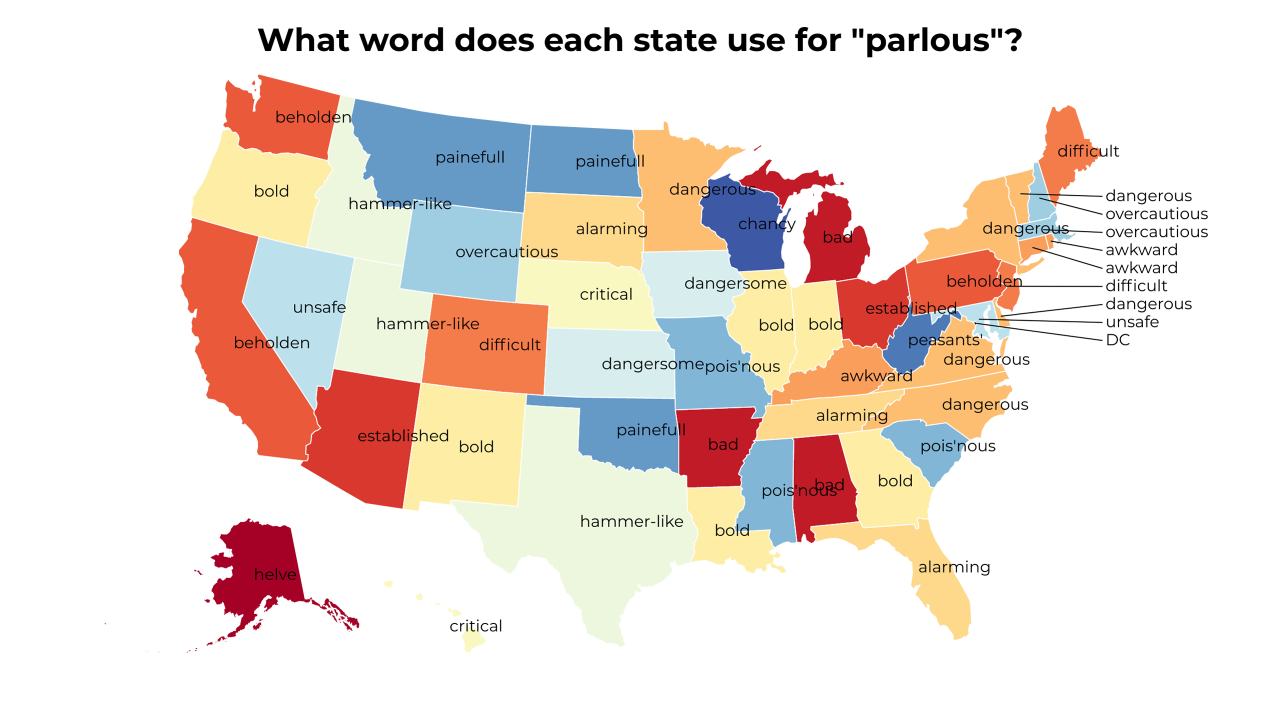 parlous map