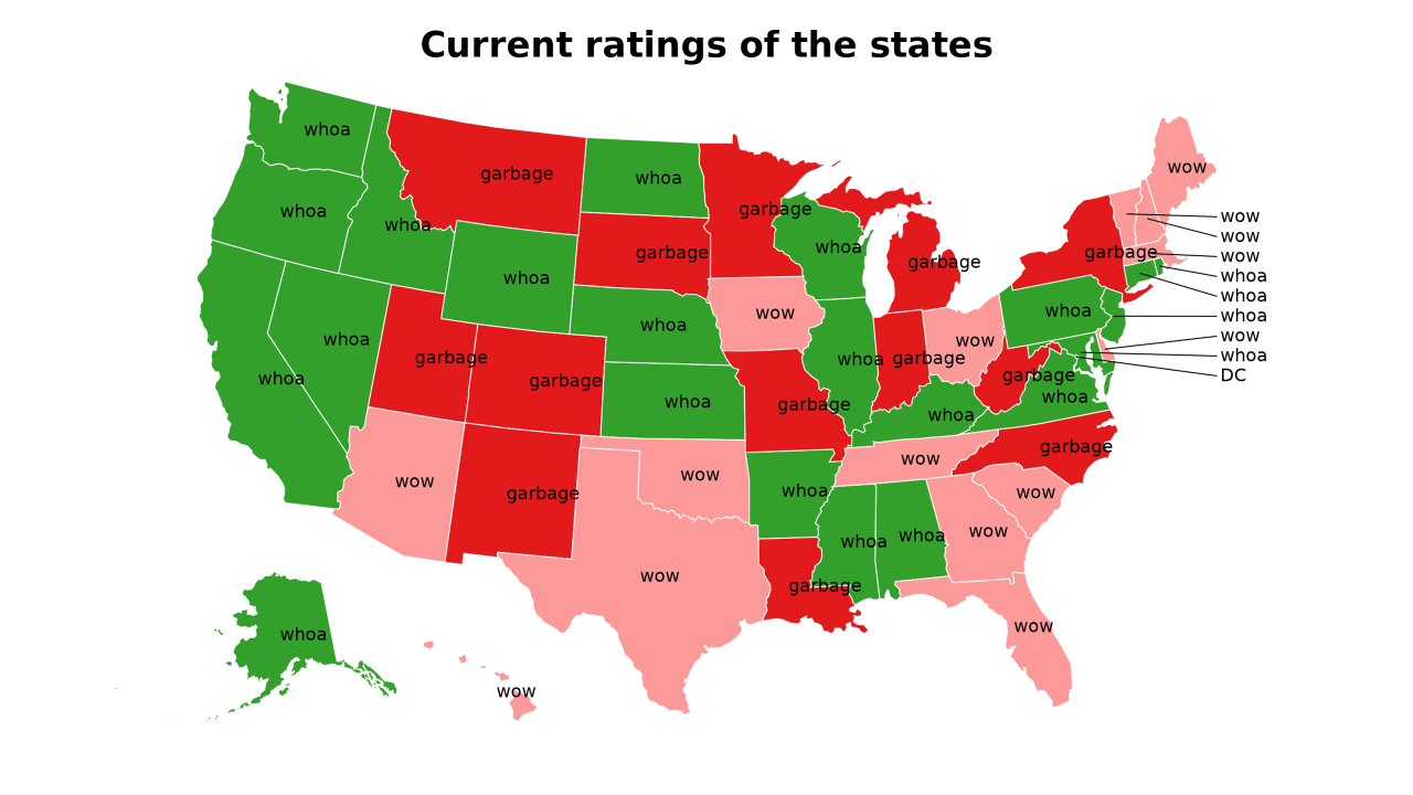 rating map