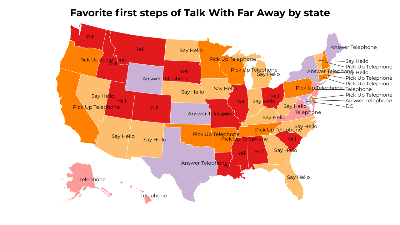 first steps of Talk With Far Away map