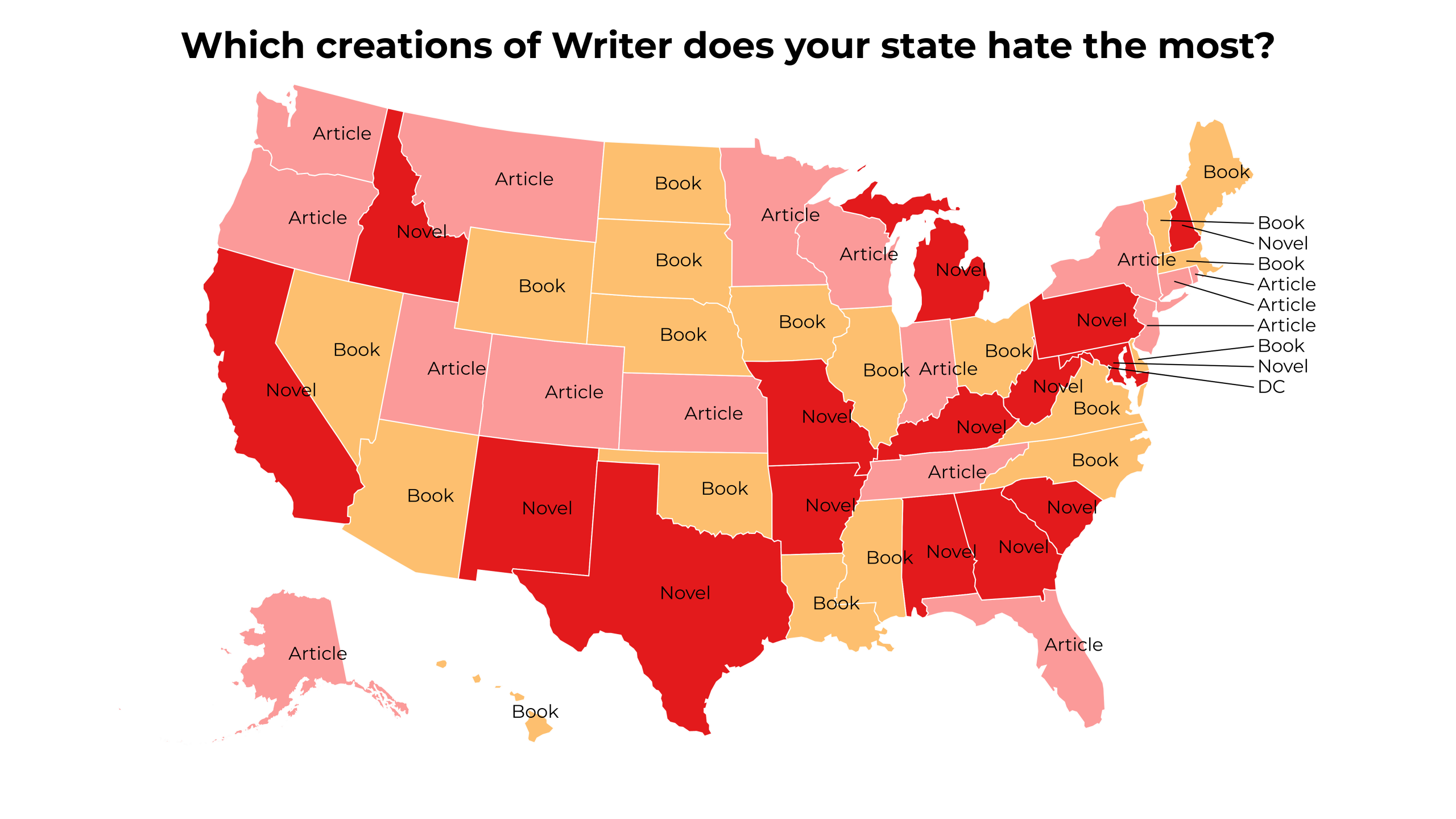 creations of Writer map