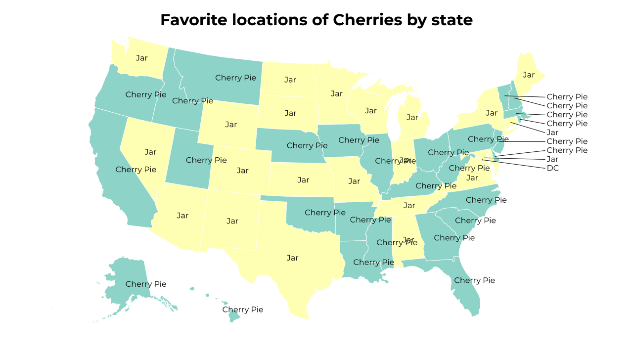 locations of Cherries map