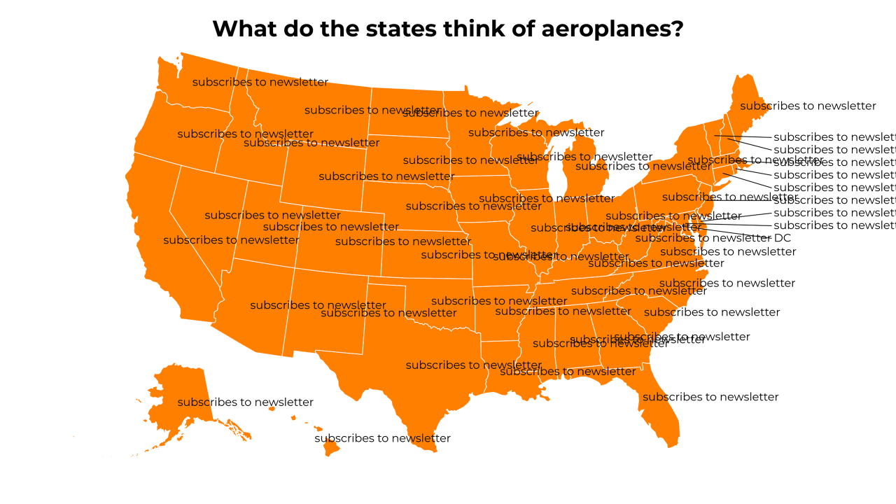 aeroplanes map
