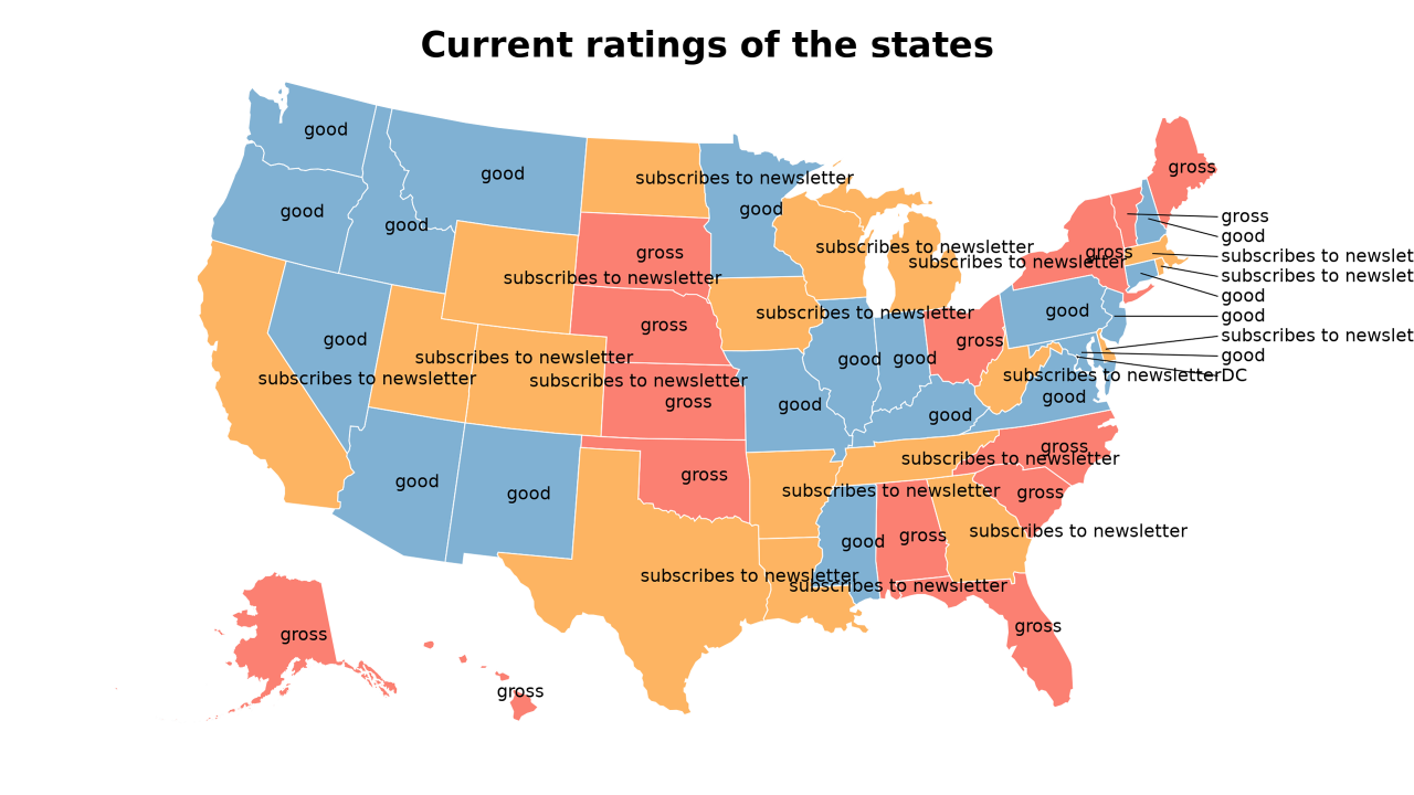 rating map