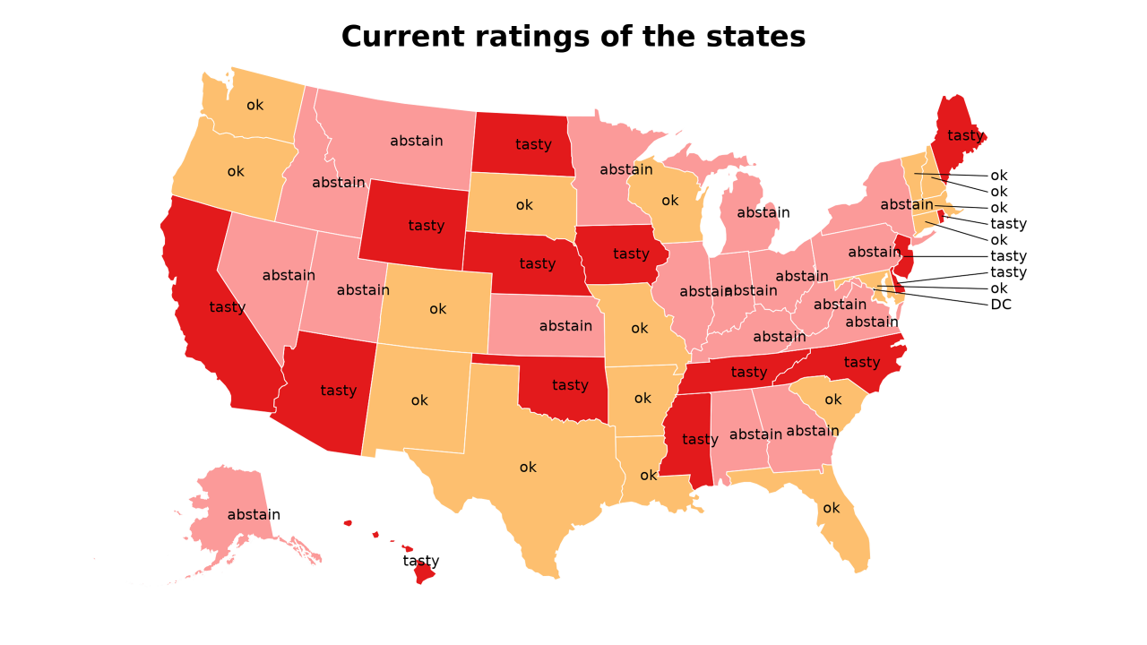 rating map