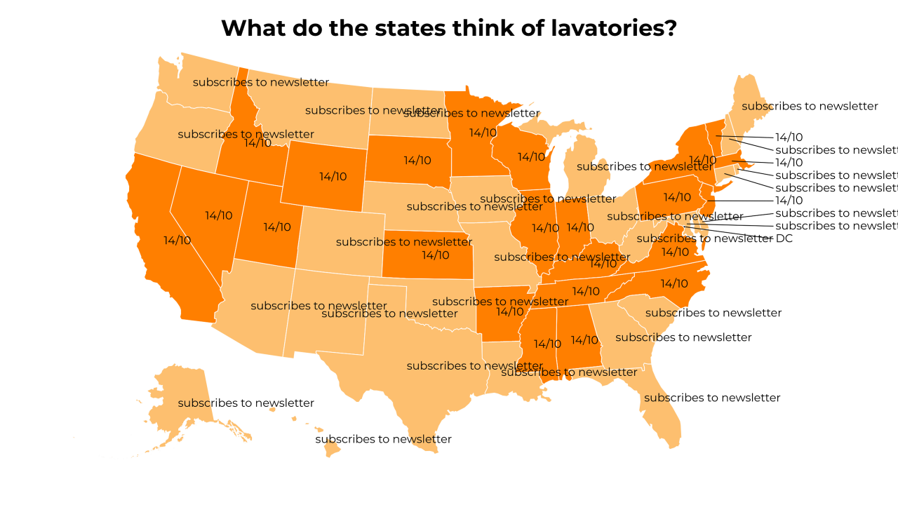 lavatories map