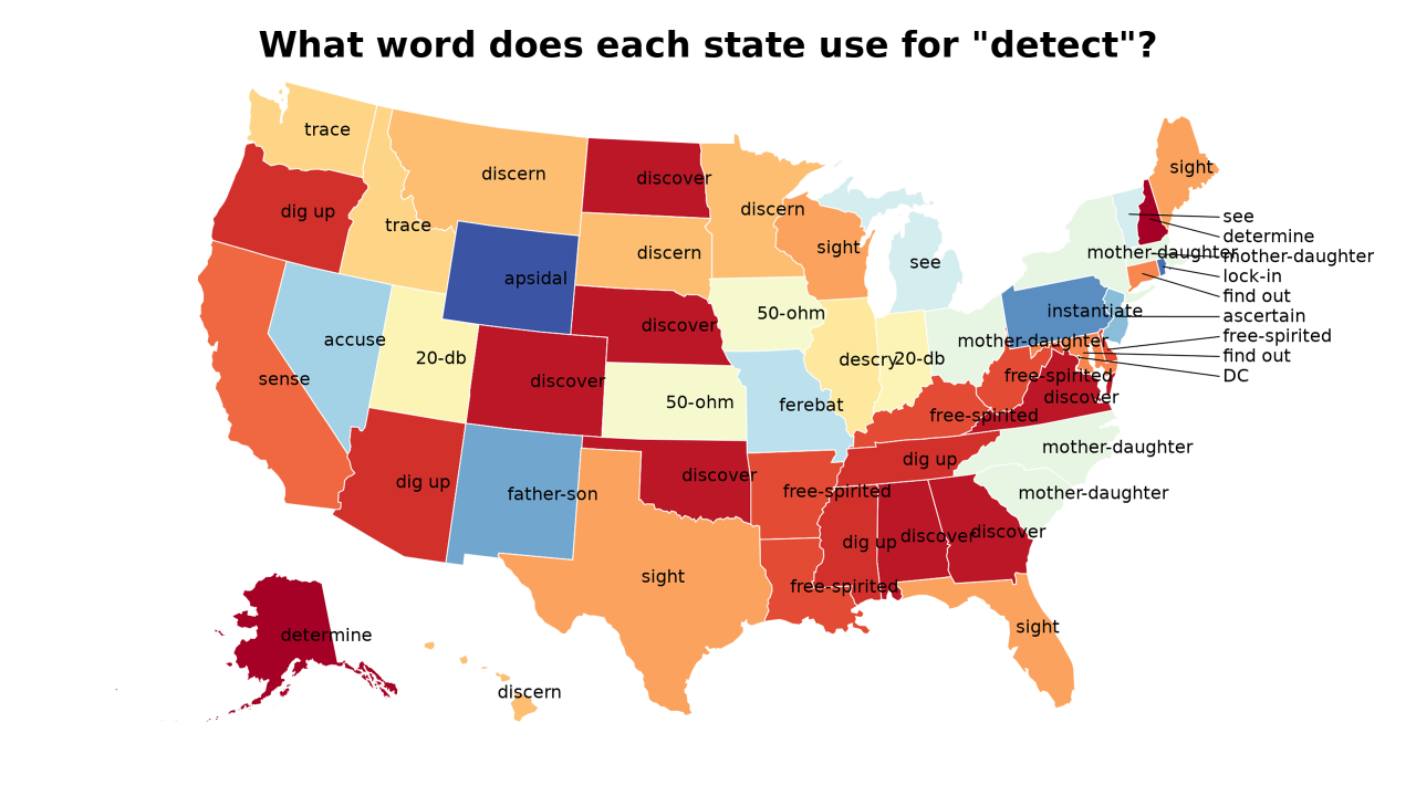 detect map