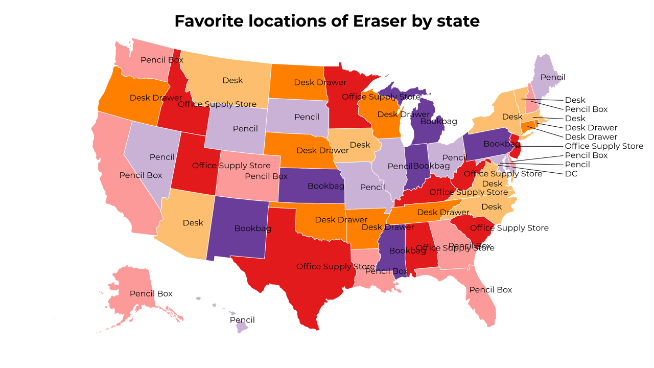 locations of Eraser map