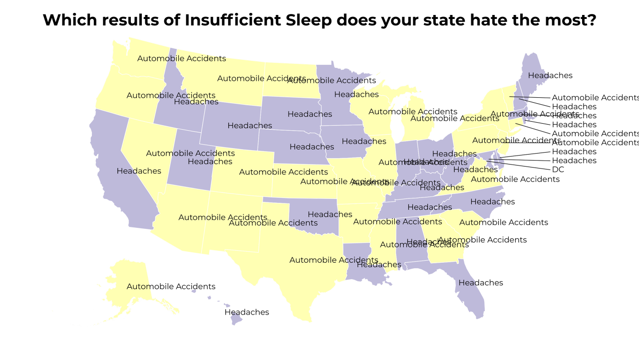 results of Insufficient Sleep map