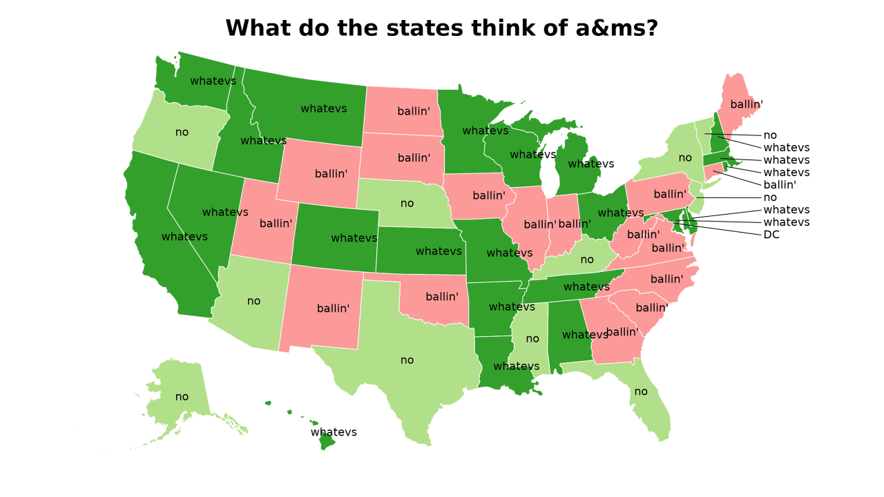 A&M's map