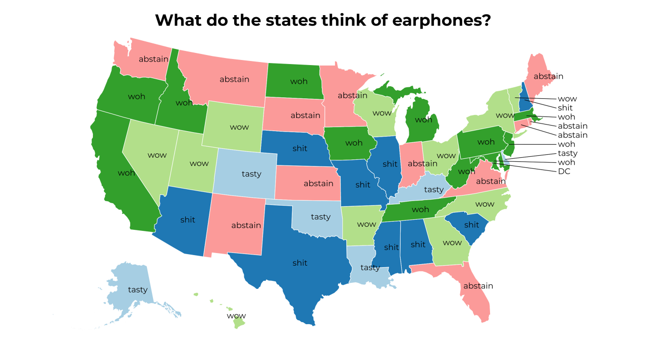earphones map