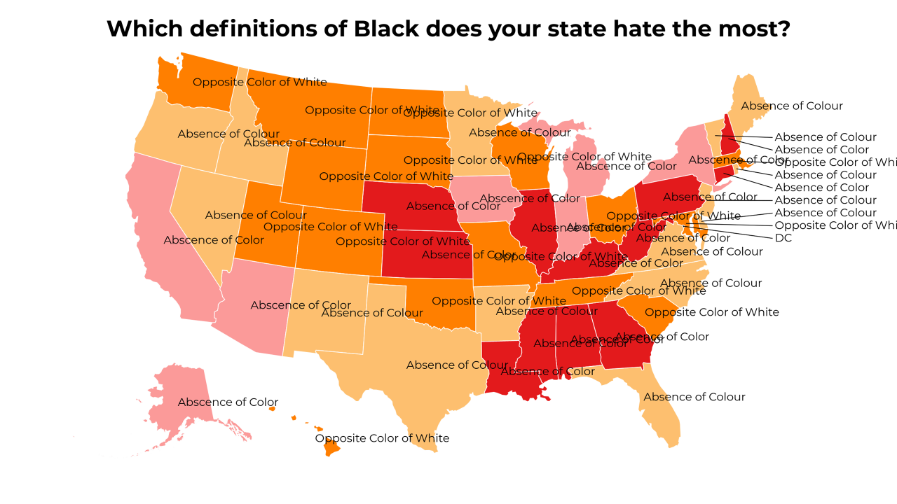 definitions of Black map