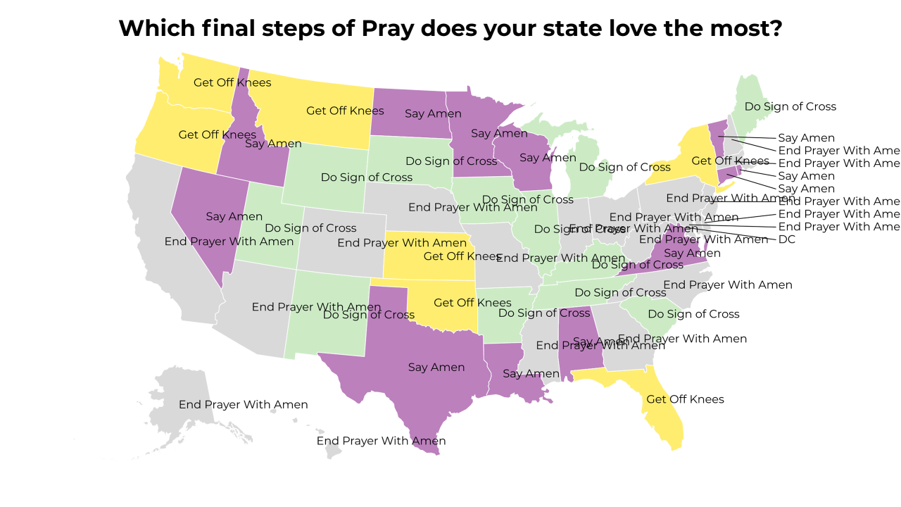 final steps of Pray map