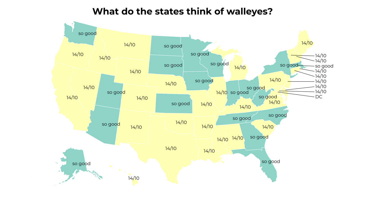 walleye map