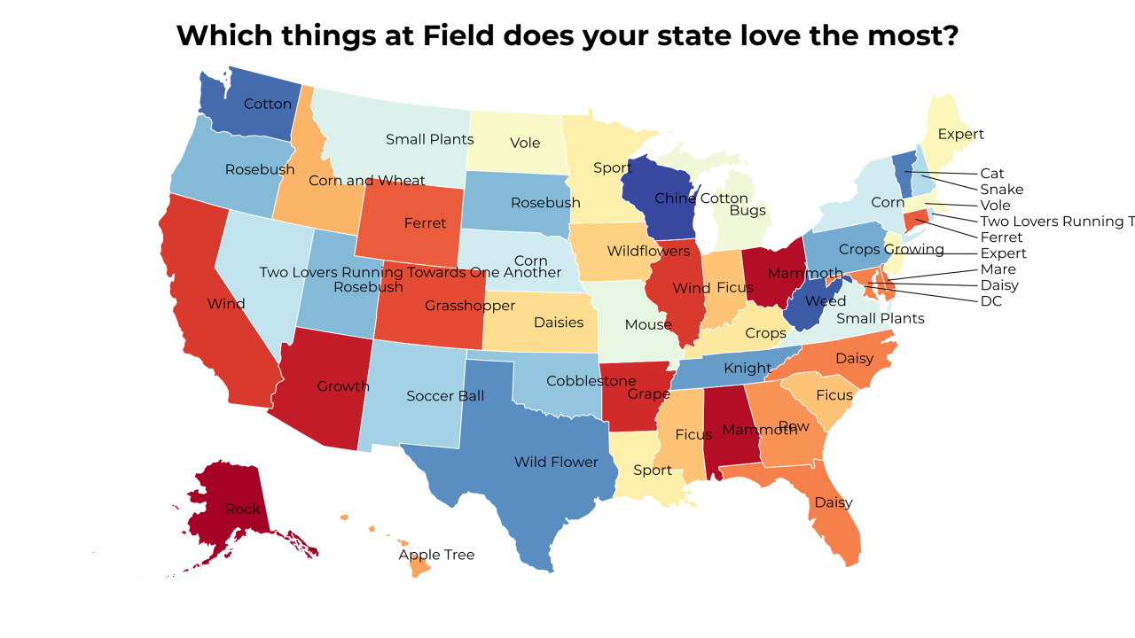 things at Field map