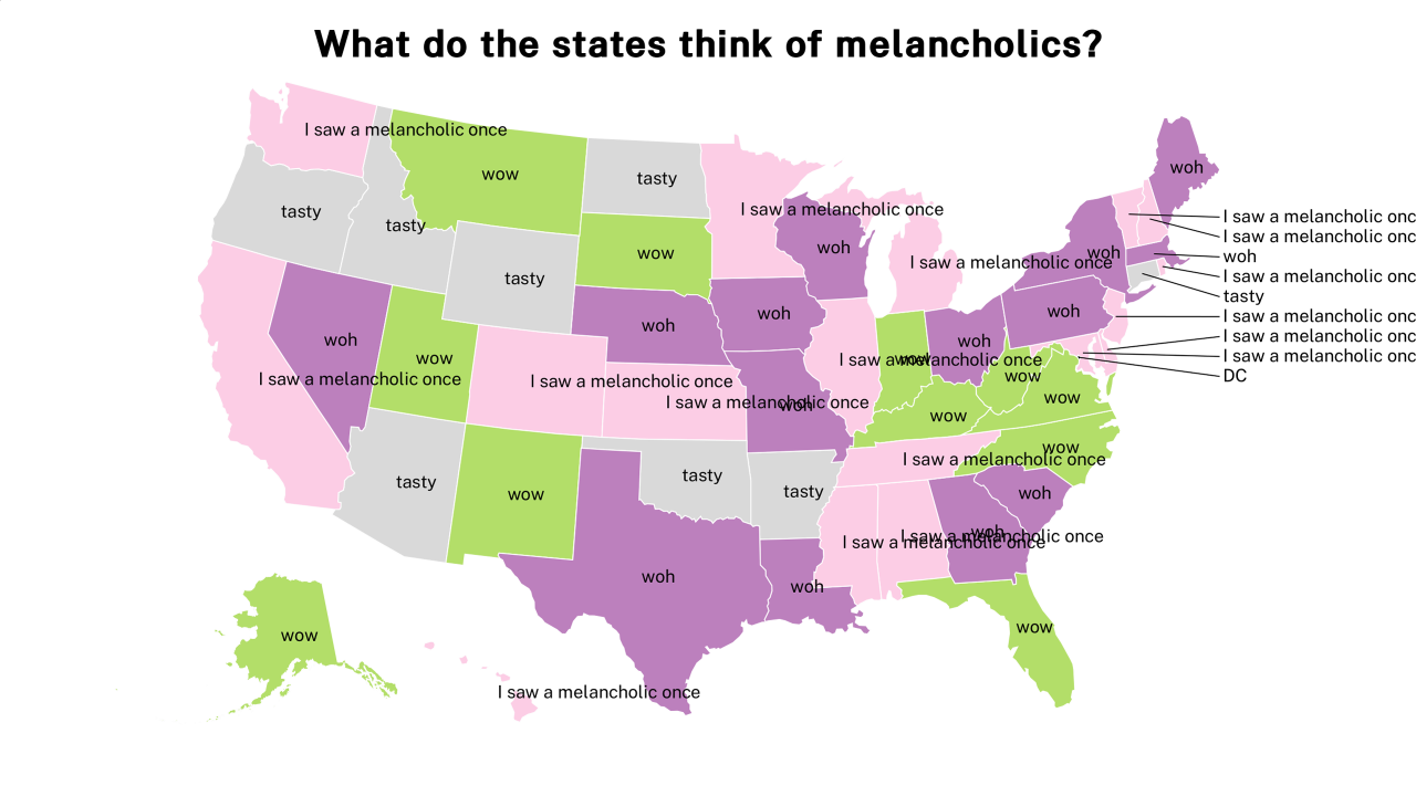 melancholic map