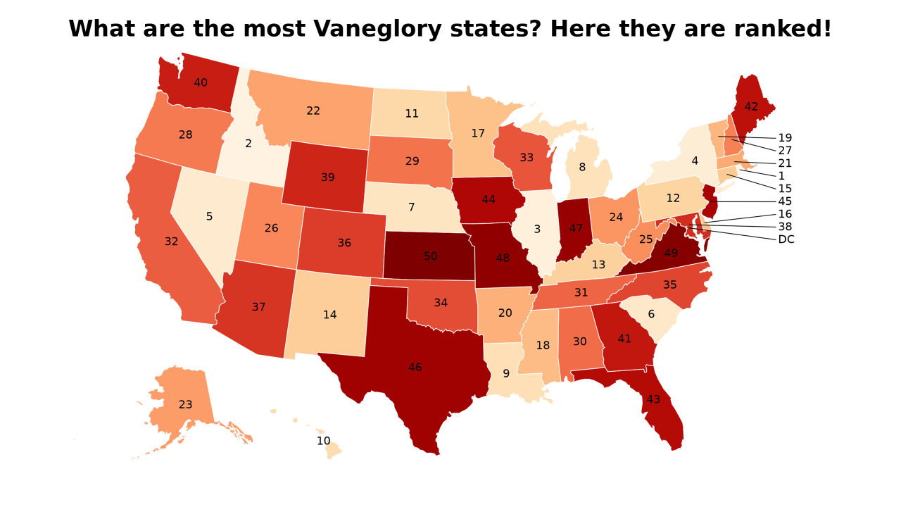 Vaneglory map