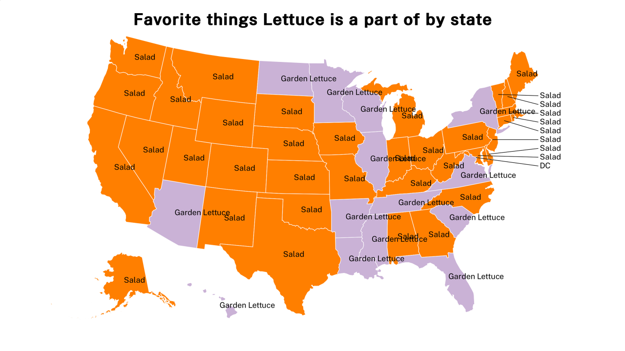 things Lettuce is a part of map
