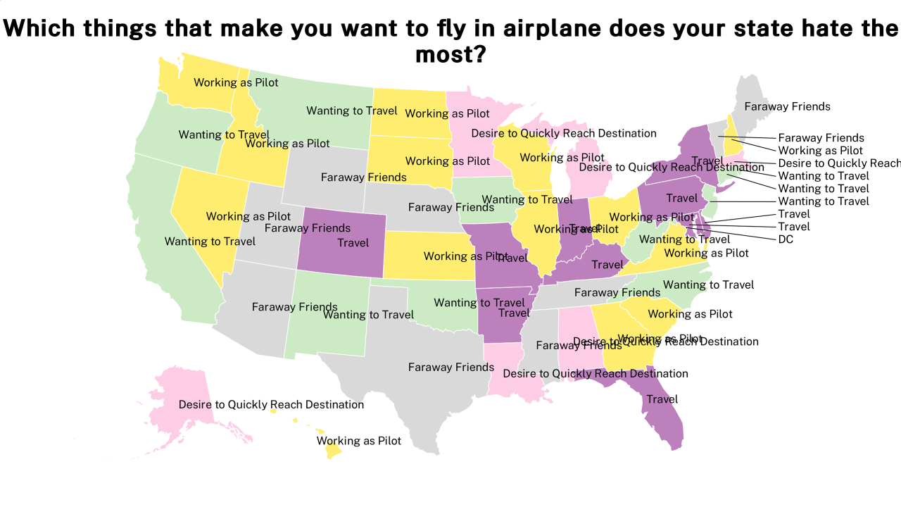 things that make you want to fly in airplane map