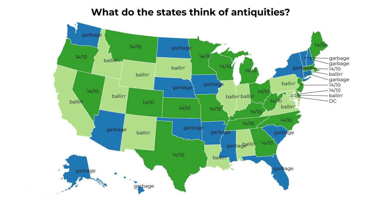 antiquities map