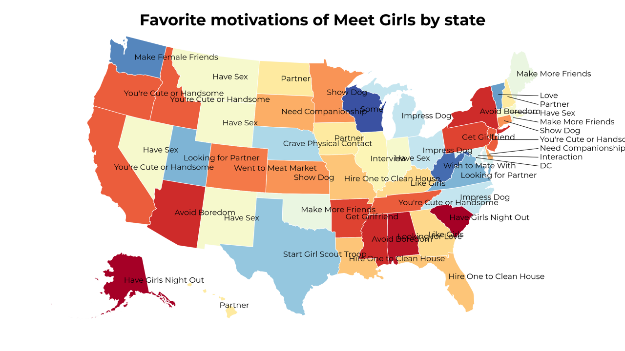 motivations of Meet Girls map
