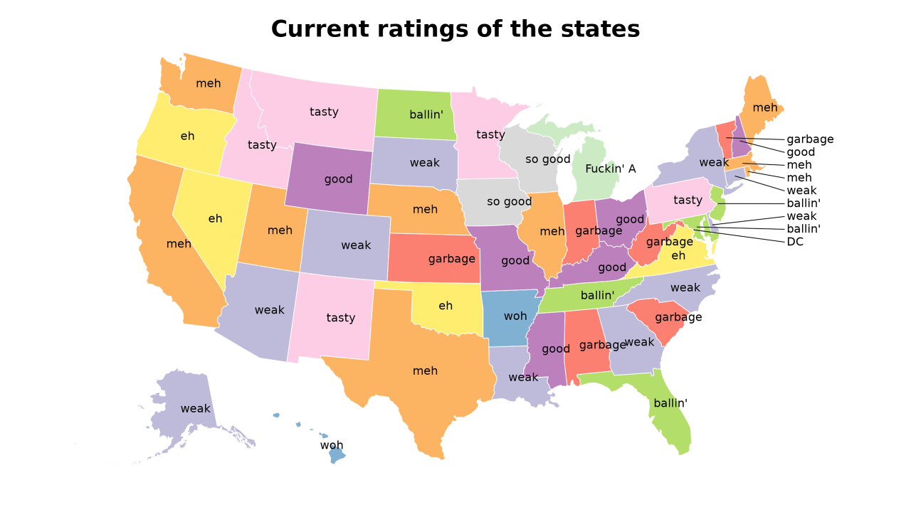 rating map