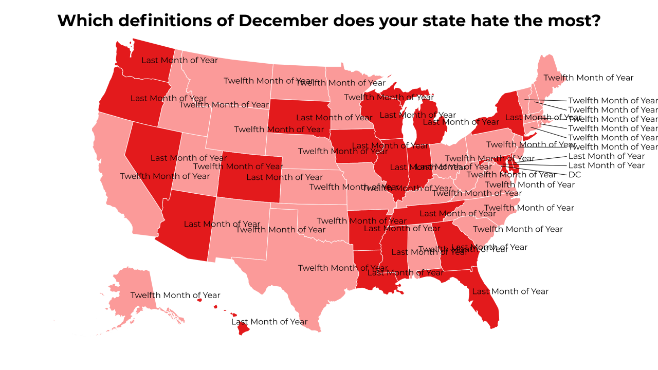 definitions of December map