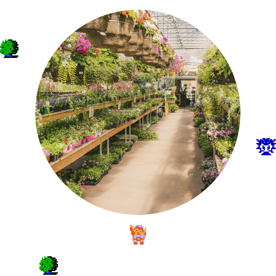 ♪ DOO DOO DOO DOO! ♪ (garden)