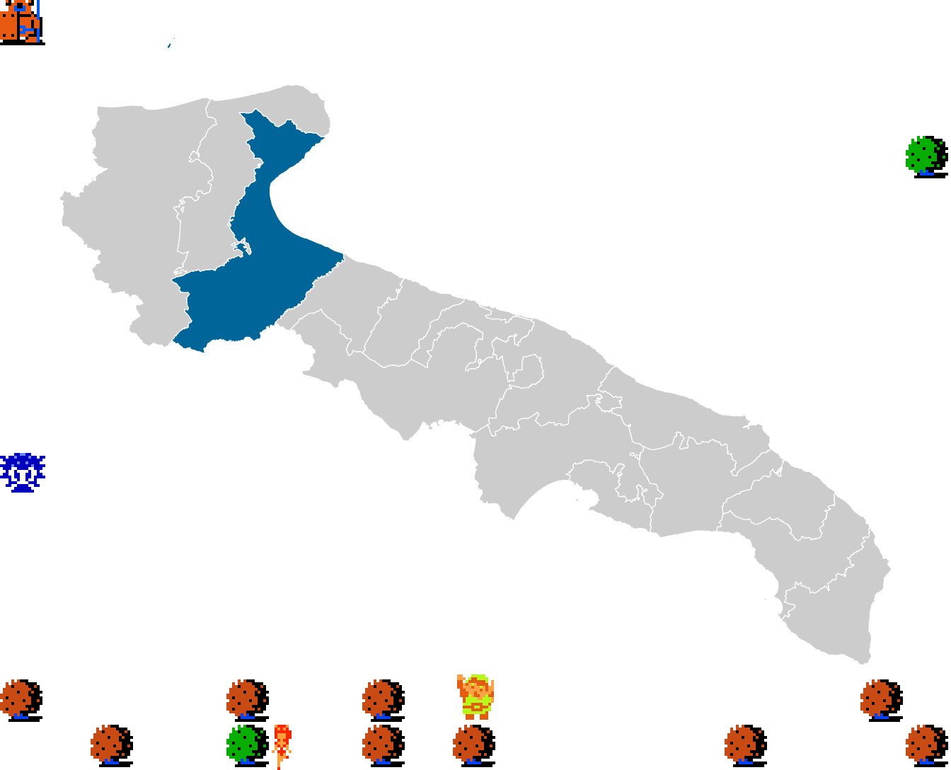 ♪ DOO DOO DOO DOO! ♩ (Puglia)