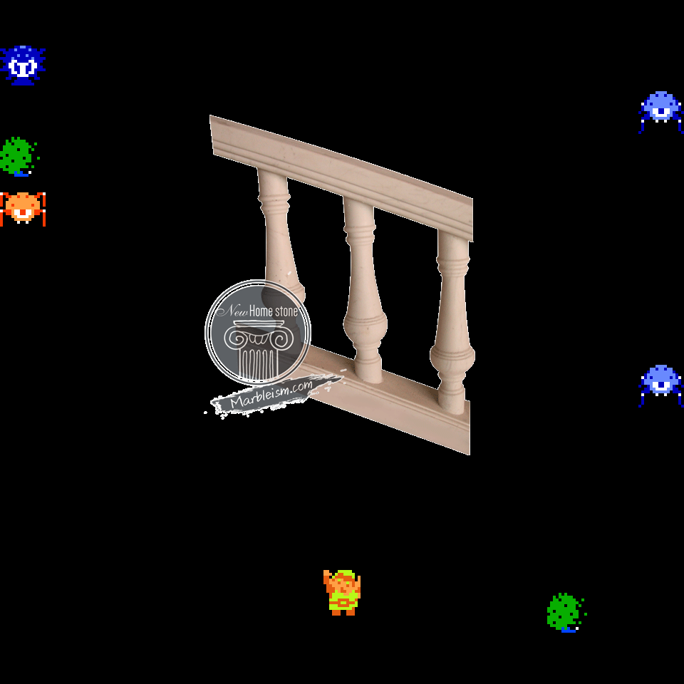 ♫ DOO DOO DOO DOO! ♩ (balustrade)