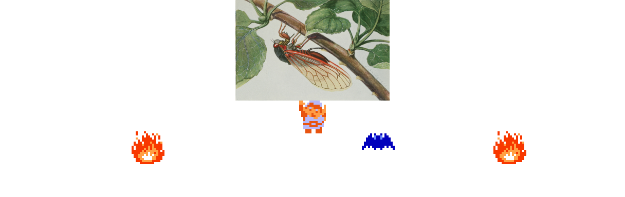 ♫ DOO DOO DOO DOO! ♪ (cicadas)