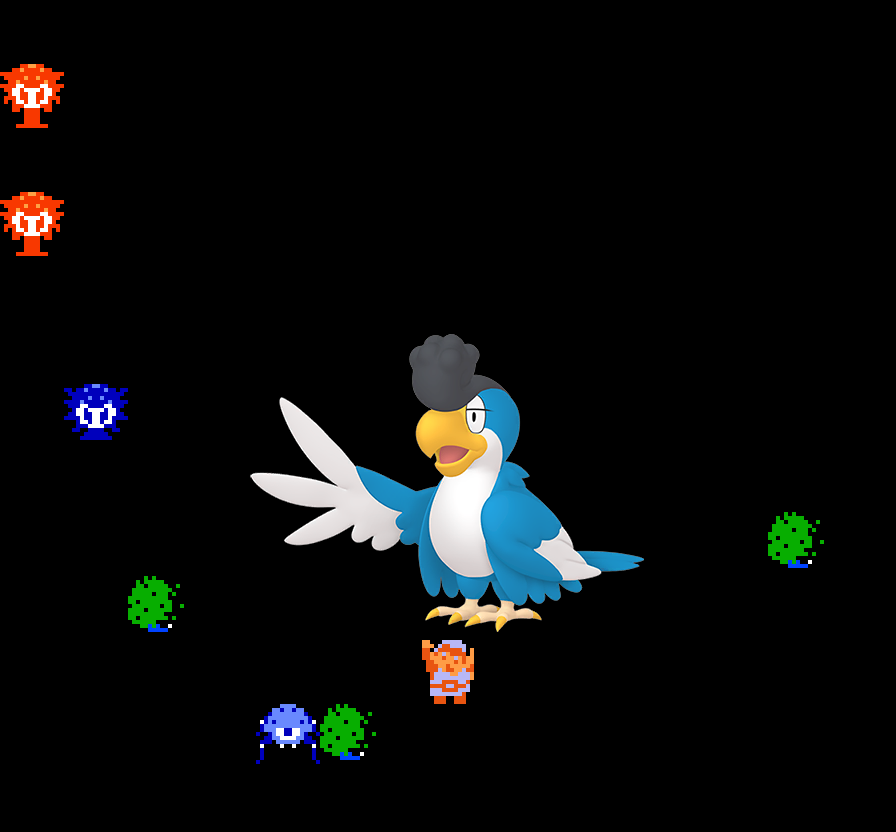 ♪ DOO DOO DOO DOO! ♩ (plumage)