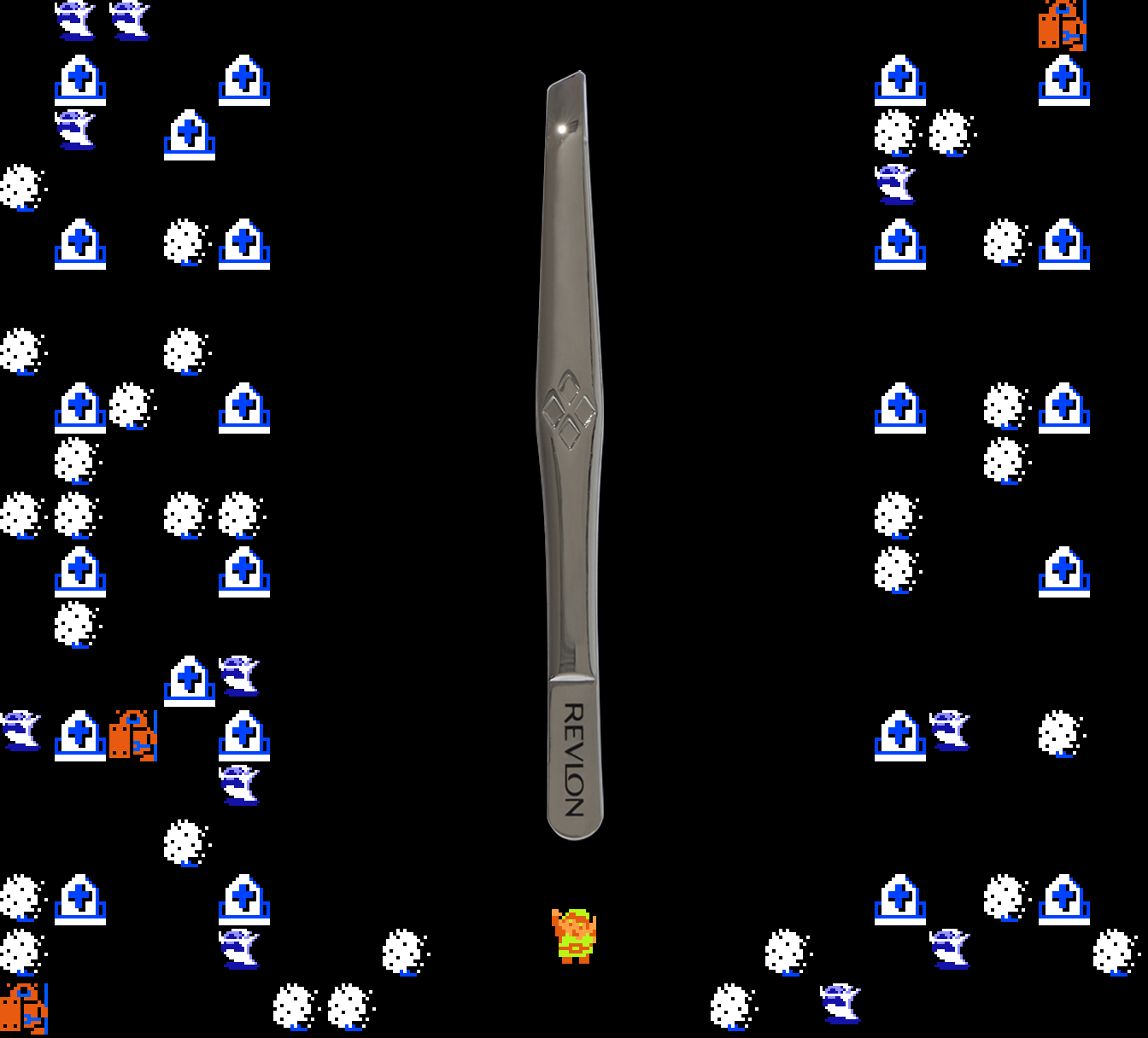 ♫ DOO DOO DOO DOO! ♩ (tweezers)