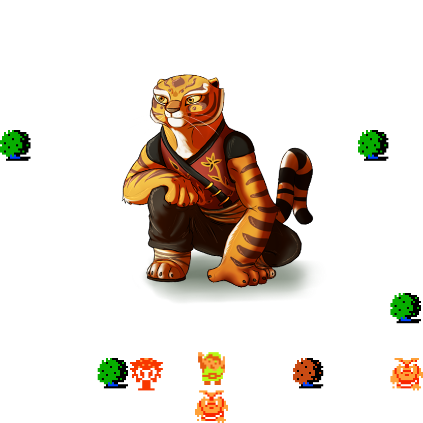 ♬ DOO DOO DOO DOO! ♪ (tigress)