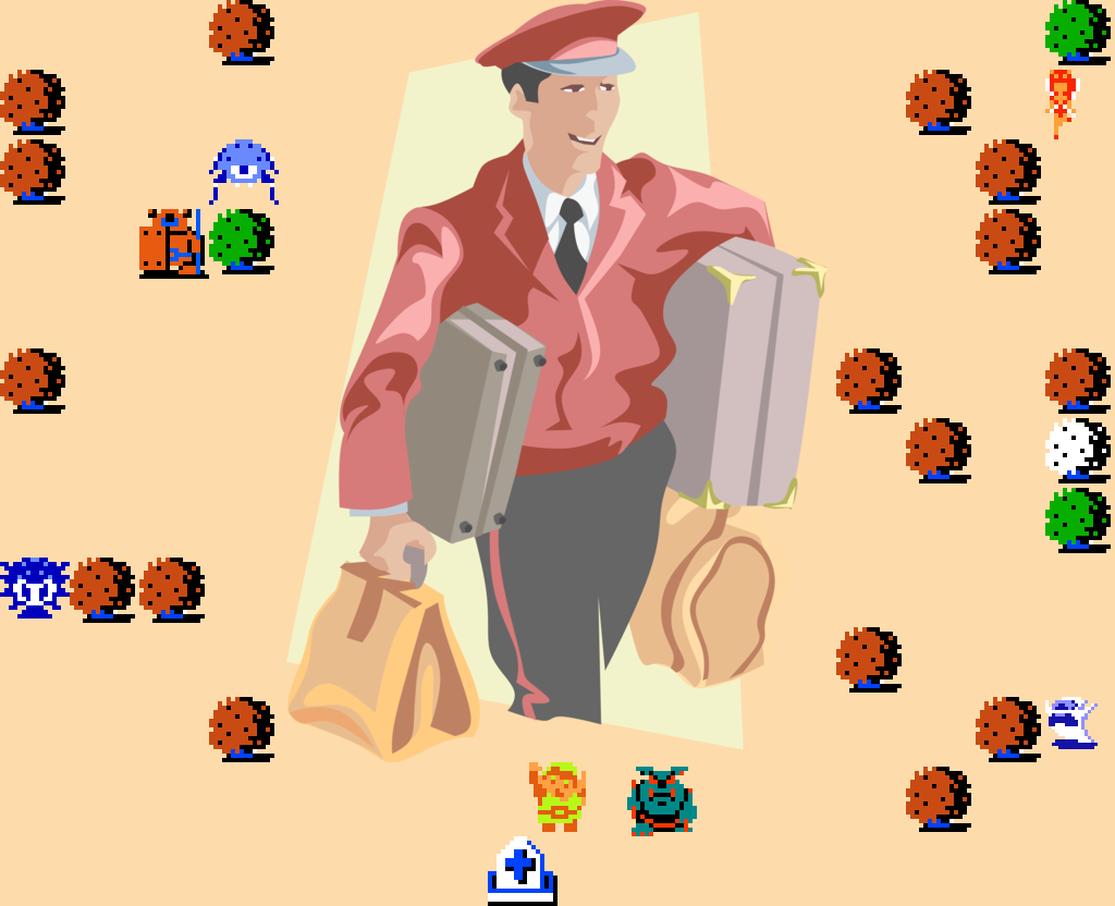 ♬ DOO DOO DOO DOO! ♩ (bellhops)