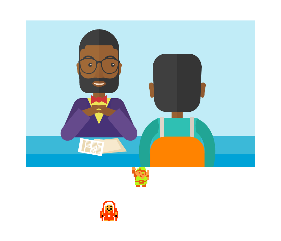 ♪ DOO DOO DOO DOO! ♪ (exaggerations)