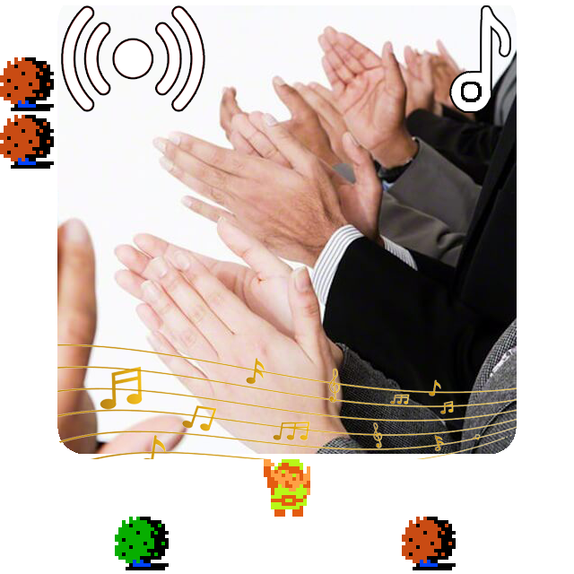 ♪ DOO DOO DOO DOO! ♪ (applause)