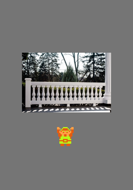 ♫ DOO DOO DOO DOO! ♪ (balusters)