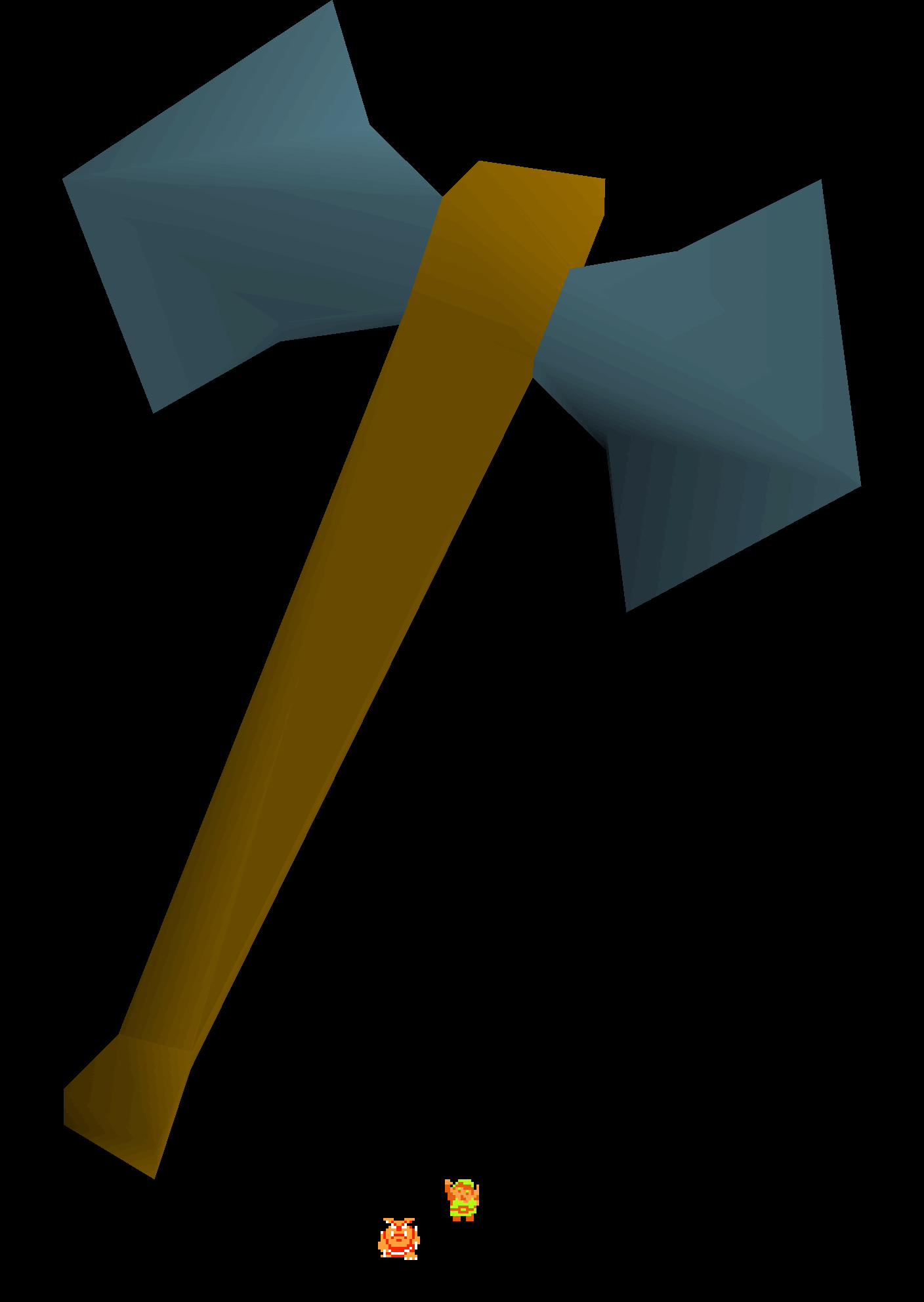 ♫ DOO DOO DOO DOO! ♪ (battleaxe)