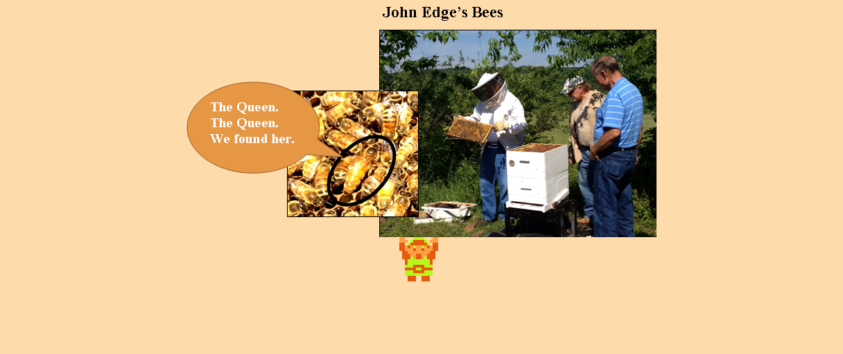 ♪ DOO DOO DOO DOO! ♪ (beekeeper)