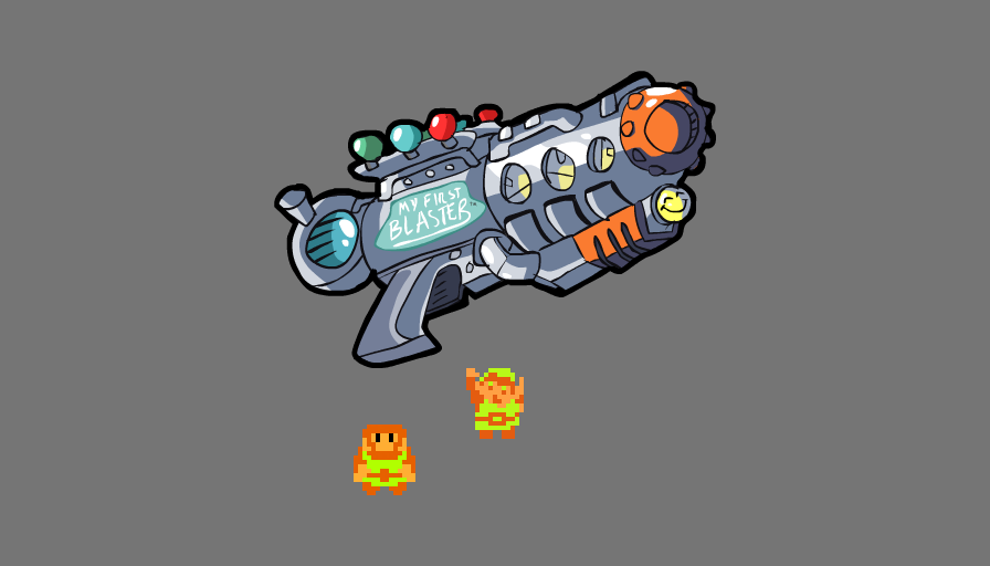 ♬ DOO DOO DOO DOO! ♪ (blasters)