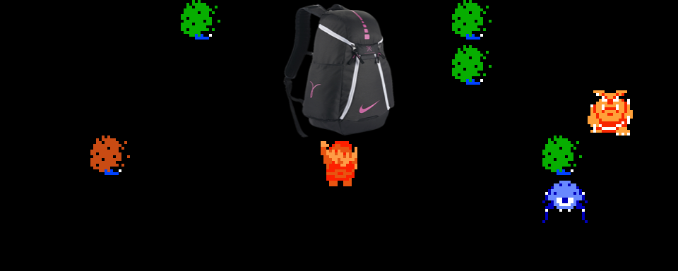 ♫ DOO DOO DOO DOO! ♪ (bookbag)